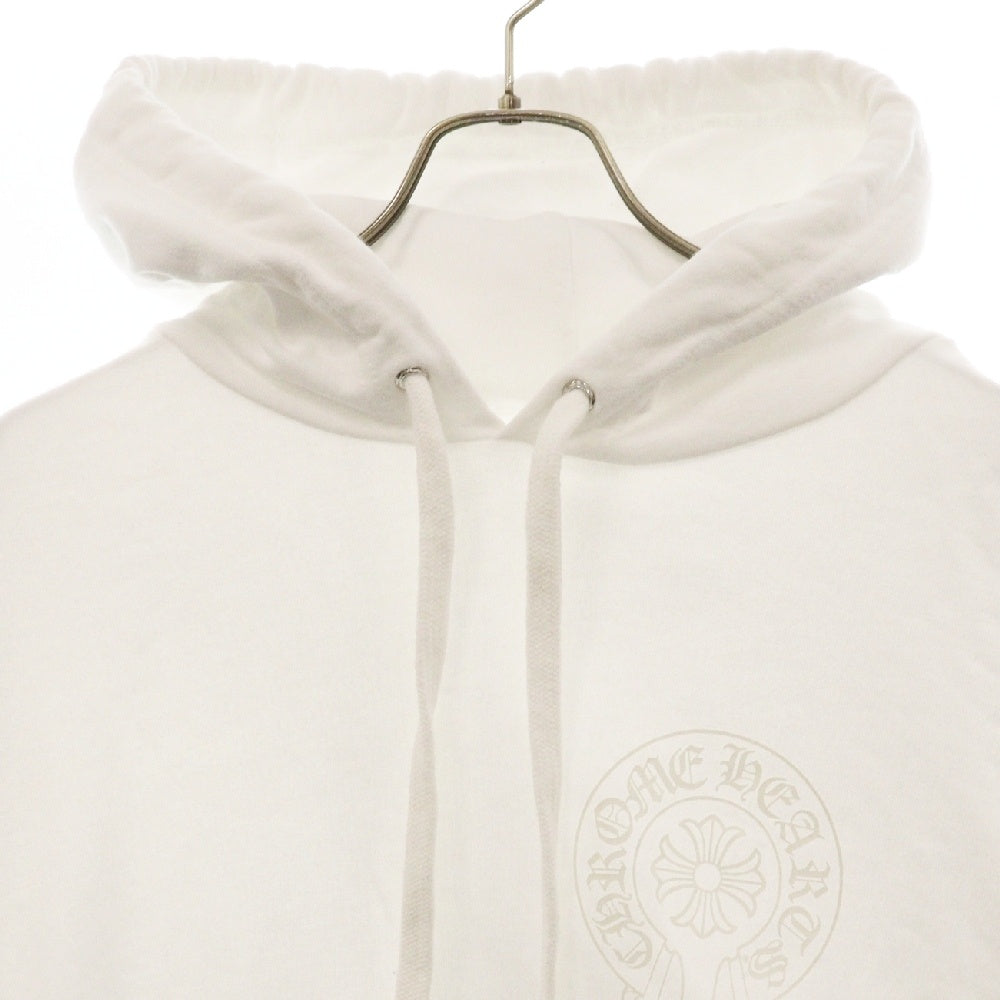 CHROME HEARTS(クロムハーツ) GLOW SWTSHRT PLVR 蓄光 ホースシュー スウェットプルオーバーパーカー ホワイト