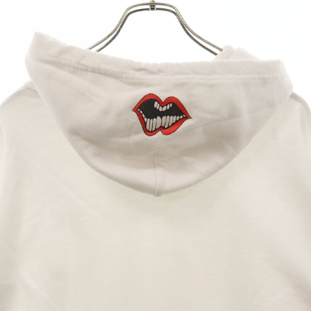 CHROME HEARTS(クロムハーツ) × MATTY BOY Chomper Horseshoe Hoodie マッティボーイ チョンパーホースシュープリント プルオーバースウェットパーカー フーディー ホワイト