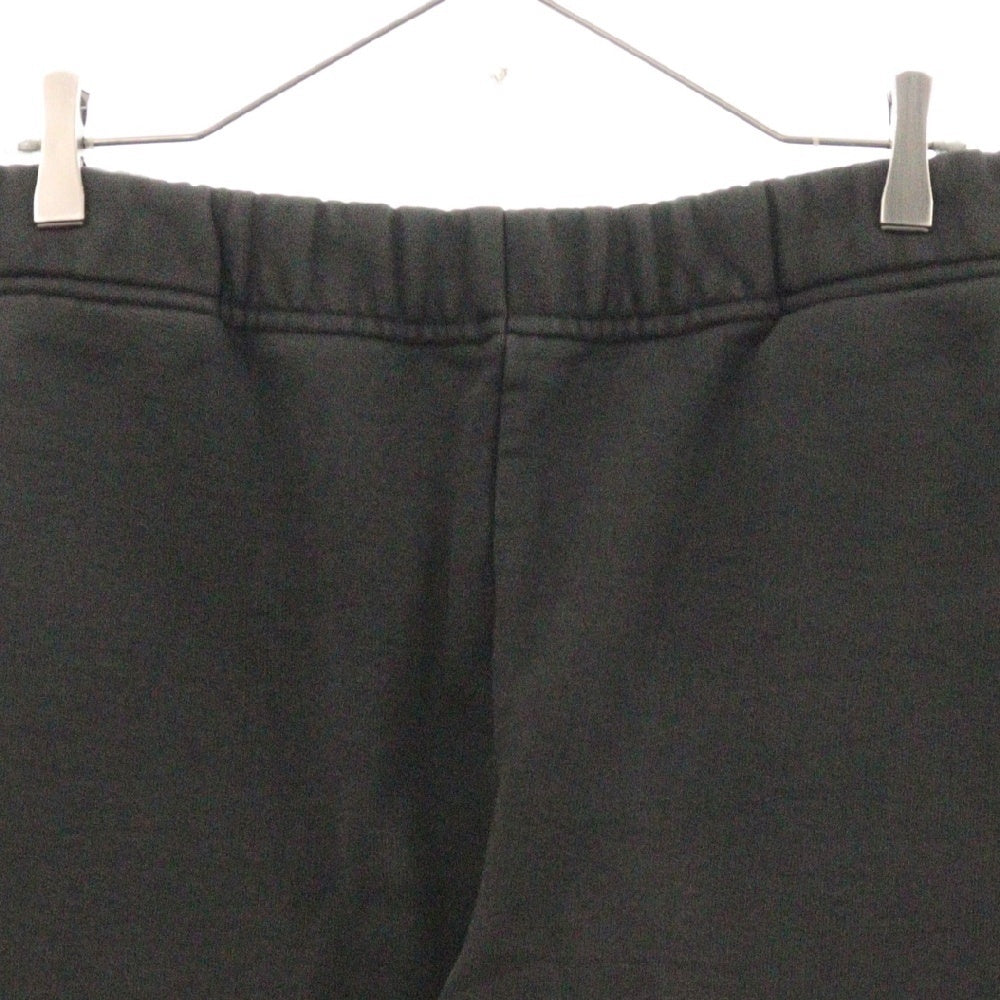 CHROME HEARTS(クロムハーツ) GRP Y NOT SWEAT PANTS ワイノット セメタリークロスレザーパッチ付きスウェットパンツ ブラック