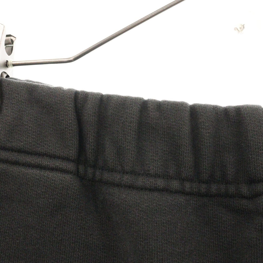 CHROME HEARTS(クロムハーツ) GRP Y NOT SWEAT PANTS ワイノット セメタリークロスレザーパッチ付きスウェットパンツ ブラック