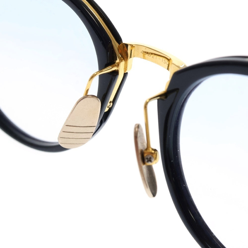 THOM BROWNE(トムブラウン) ウェリントンサングラス アイウェア TB-011F-49 ネイビー/ゴールド