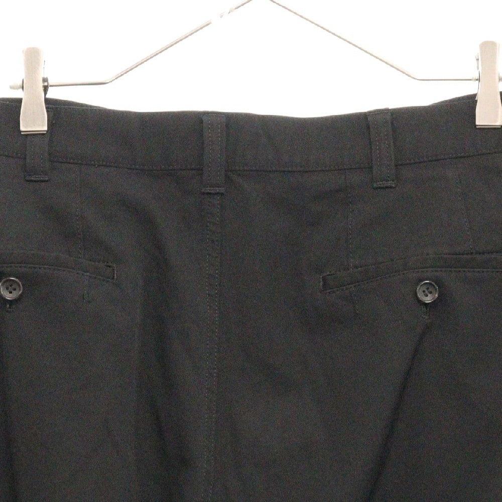 COMME des GARCONS HOMME(コムデギャルソンオム) ウールギャバ テーパード スラックスパンツ HH-P103 ブラック