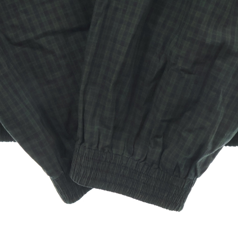 BALENCIAGA(バレンシアガ) 21AW BB LOGO CHECK TRACK JACKET 659099 TKM32 BBロゴ チェック トラックジャケット アウター グリーン