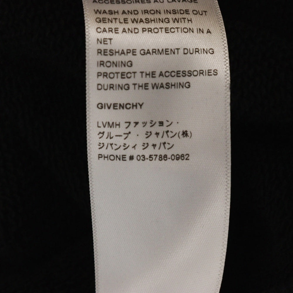 GIVENCHY(ジバンシィ) ロゴデザイン ナイロン切替 プルオーバーフーディ パーカー BMJ09D305B ブラック