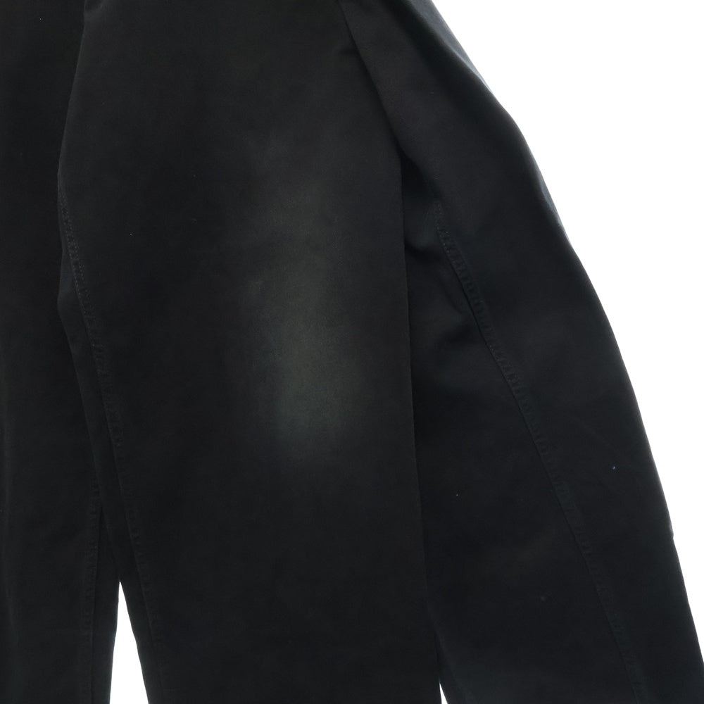 BALENCIAGA(バレンシアガ) 23AW DOUBLE SIDE TROUSERS ダブルサイドドッキングワイドデニムパンツ 767983 TNW65 ブラック