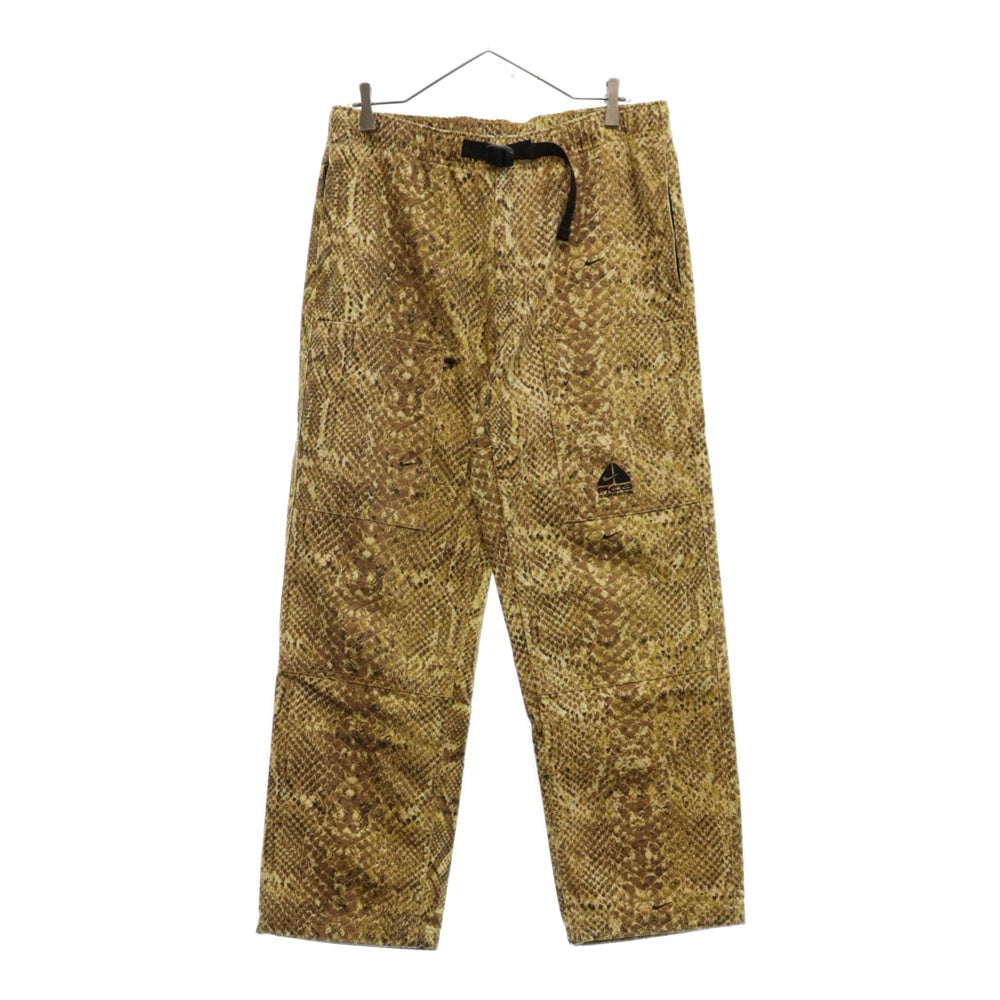 SUPREME(シュプリーム) 22AW×NIKE ACG Belted Denim Pant DN3251-777 ナイキ エーシージー ベルテッドデニムパンツ スネーク イエロー