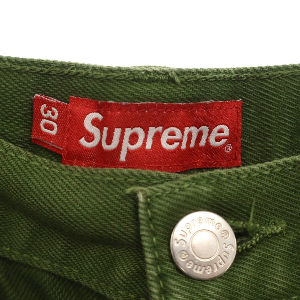 SUPREME(シュプリーム) 22AW Baggy Jean Green バギーワイドデニムパンツ グリーン