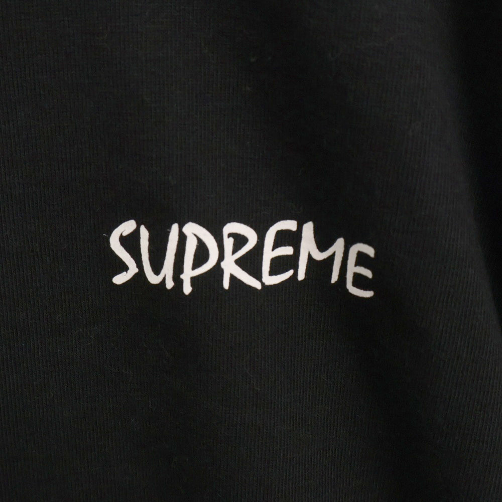 SUPREME(シュプリーム) 24SS Black Cat Tee ブラックキャットプリント半袖Tシャツ カットソー ブラック