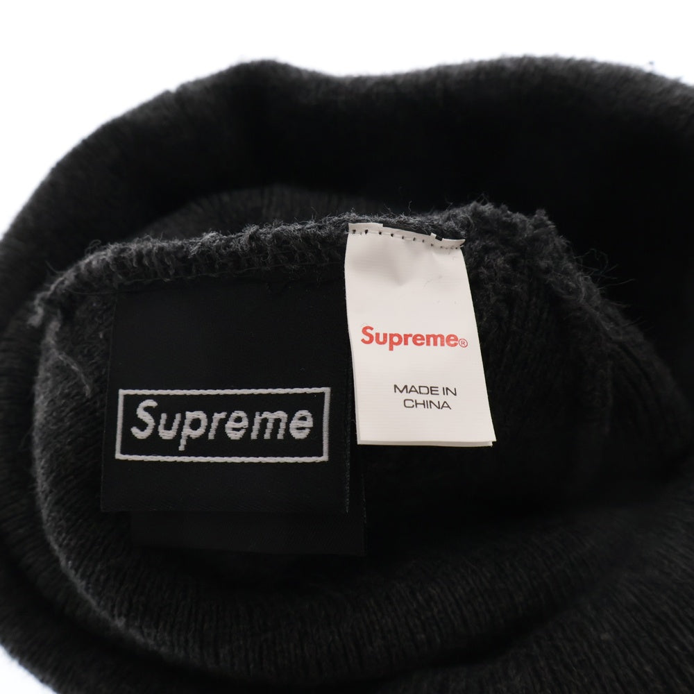 SUPREME(シュプリーム) 21AW×NEW ERA Box Logo Beanie ニューエラ ボックスロゴビーニー ニットキャップ グレー