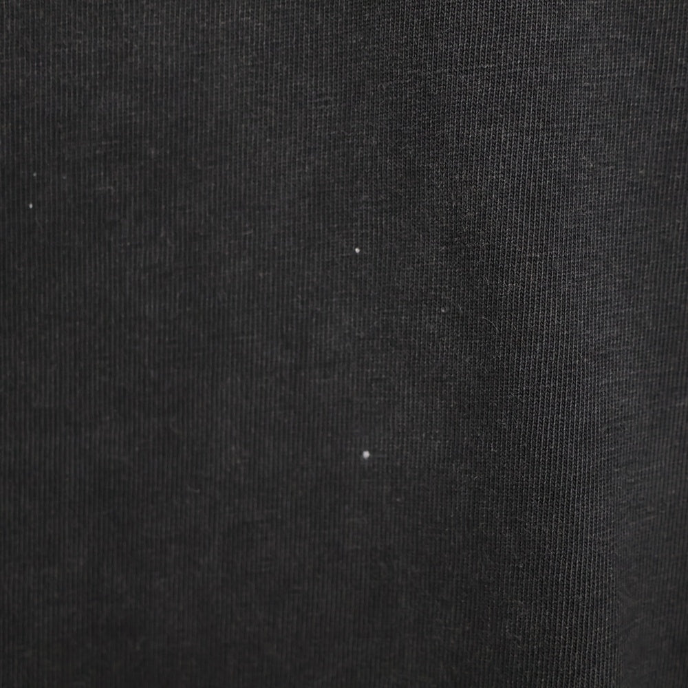 BALENCIAGA(バレンシアガ) 23AW ミディアムフィット バックラインストーンロゴ半袖Tシャツ 641675 TNVU3 ブラック