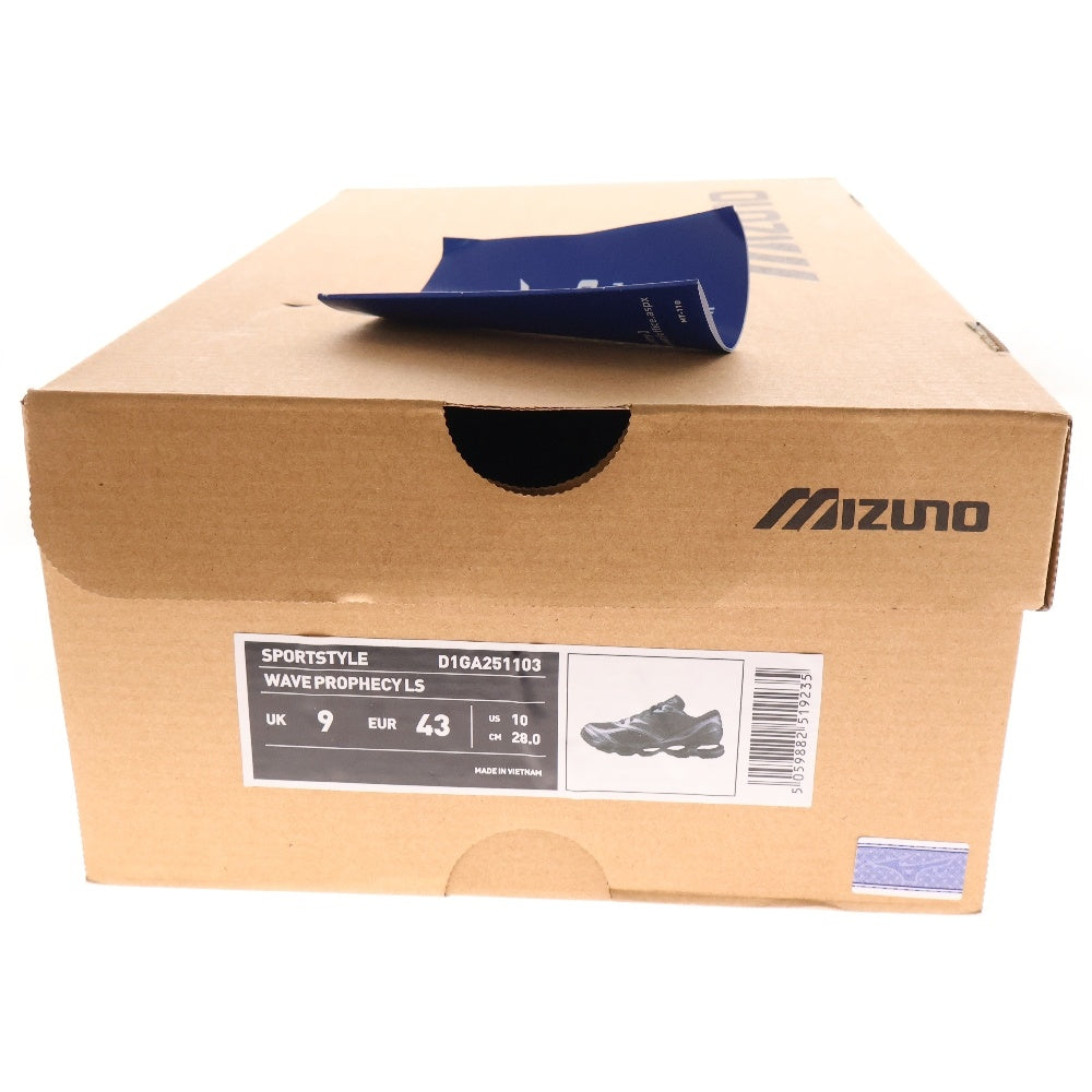 MIZUNO(ミズノ) WAVE PROPHECY LS ウェーブプロフェシーLS ローカットスニーカー D1GA251103 ブラック/グレー US10/28.0cm