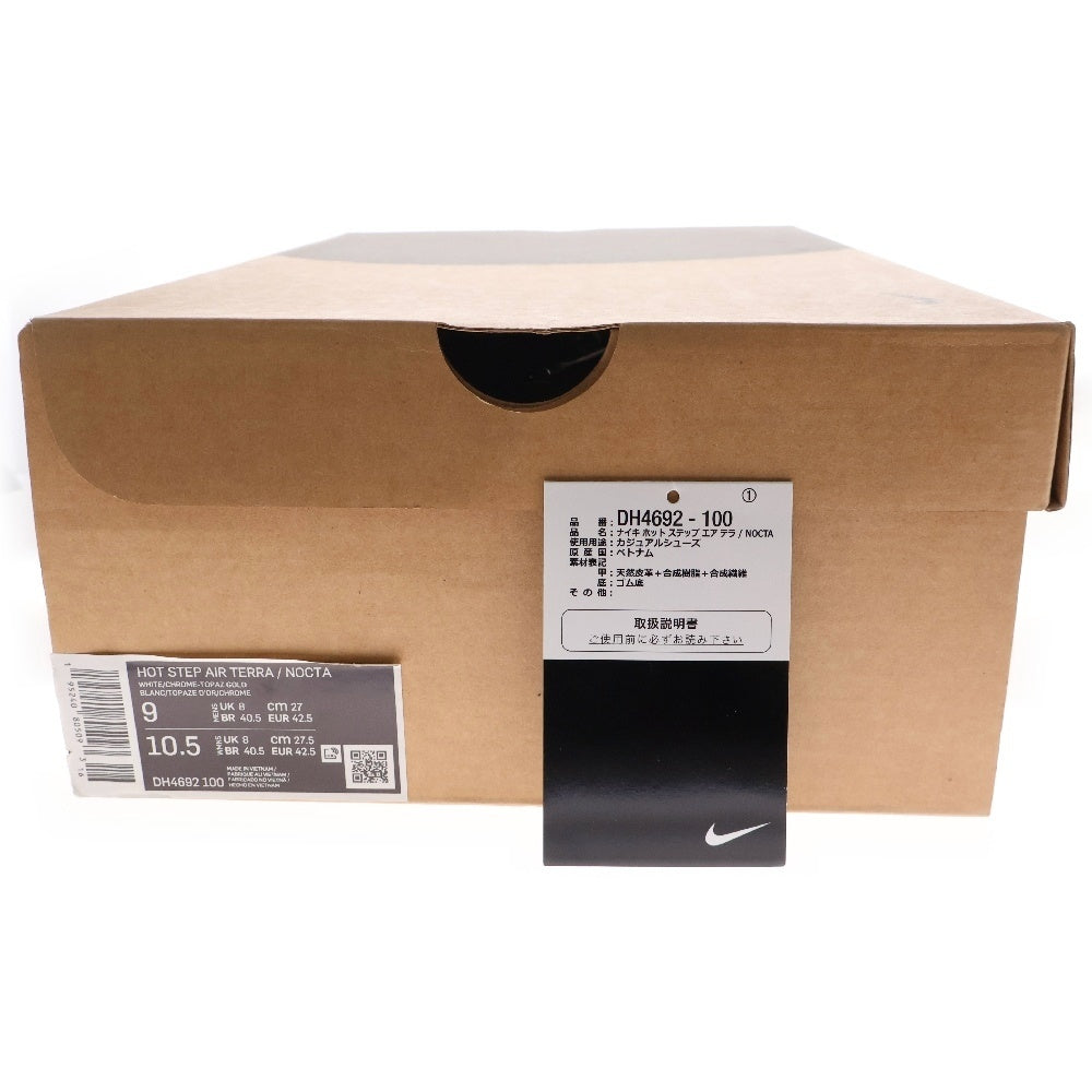 NIKE(ナイキ) ×NOCTA HOT STEP AIR TERRA DH4692-100 ノクタ ホット ステップ エア テラ ローカットスニーカー ホワイト US9/27.0cm