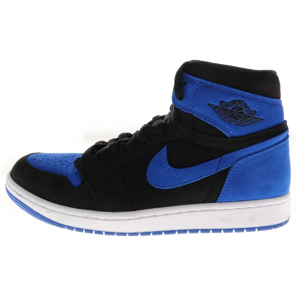 NIKE(ナイキ) AIR JORDAN1 RETRO HIGH OG ROYAL REIMAGINED DZ5485-042 エアジョーダン1 レトロ ロイヤル リイマジンド ハイカットスニーカー ブルー/ブラック US9/27.0cm