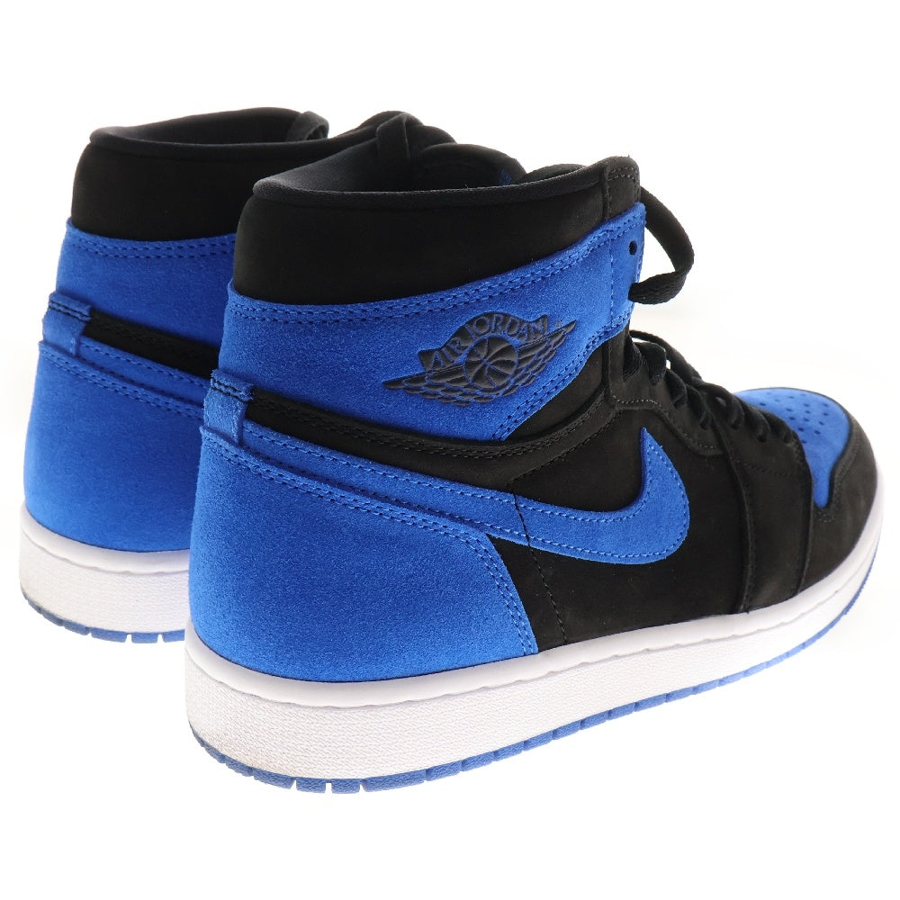 NIKE(ナイキ) AIR JORDAN1 RETRO HIGH OG ROYAL REIMAGINED DZ5485-042 エアジョーダン1 レトロ ロイヤル リイマジンド ハイカットスニーカー ブルー/ブラック US9/27.0cm