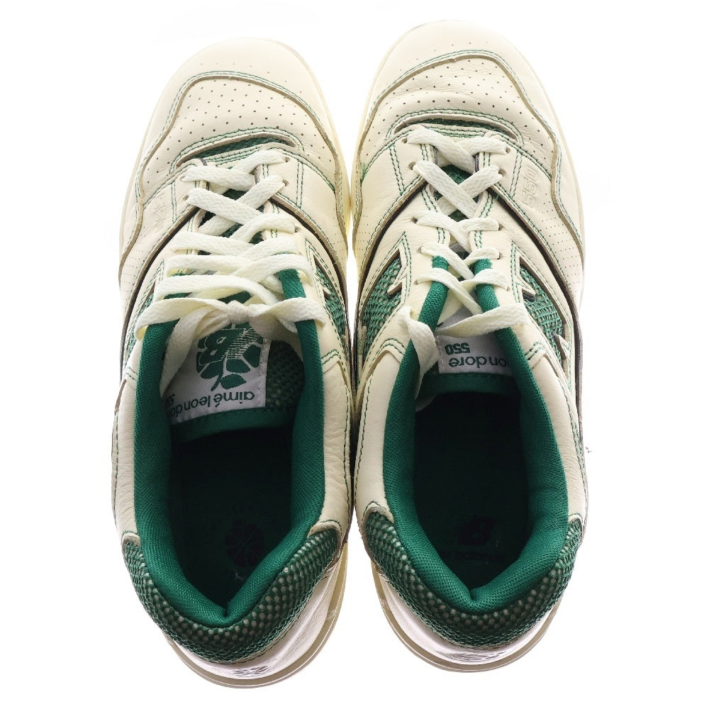 New Balance(ニューバランス) ×Aime Leon Dore 550 BB550AY1 エメレオンドレ 550 ローカットスニーカー イエロー/グリーン US8.5/26.5cm