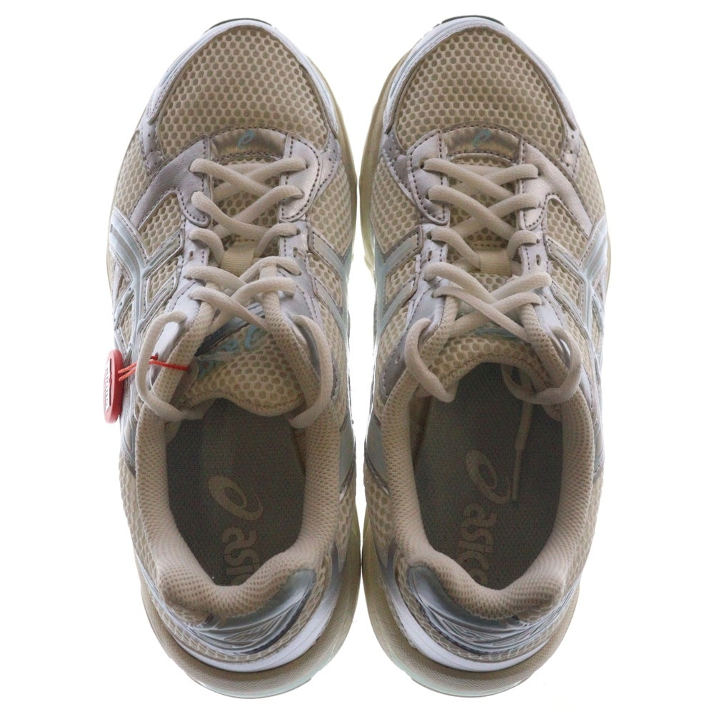 ASICS(アシックス) ×KITH GEL-1130 1201A956 キス ゲル 1130 クリーム/スカラブ ローカットスニーカー シルバー/ブルー US9/27.0cm