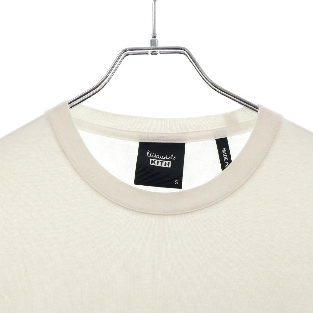 KITH(キス) 21AW×Mandela Triumph Vintage Tee マンデラデープリント半袖Tシャツ KHM030052 ホワイト