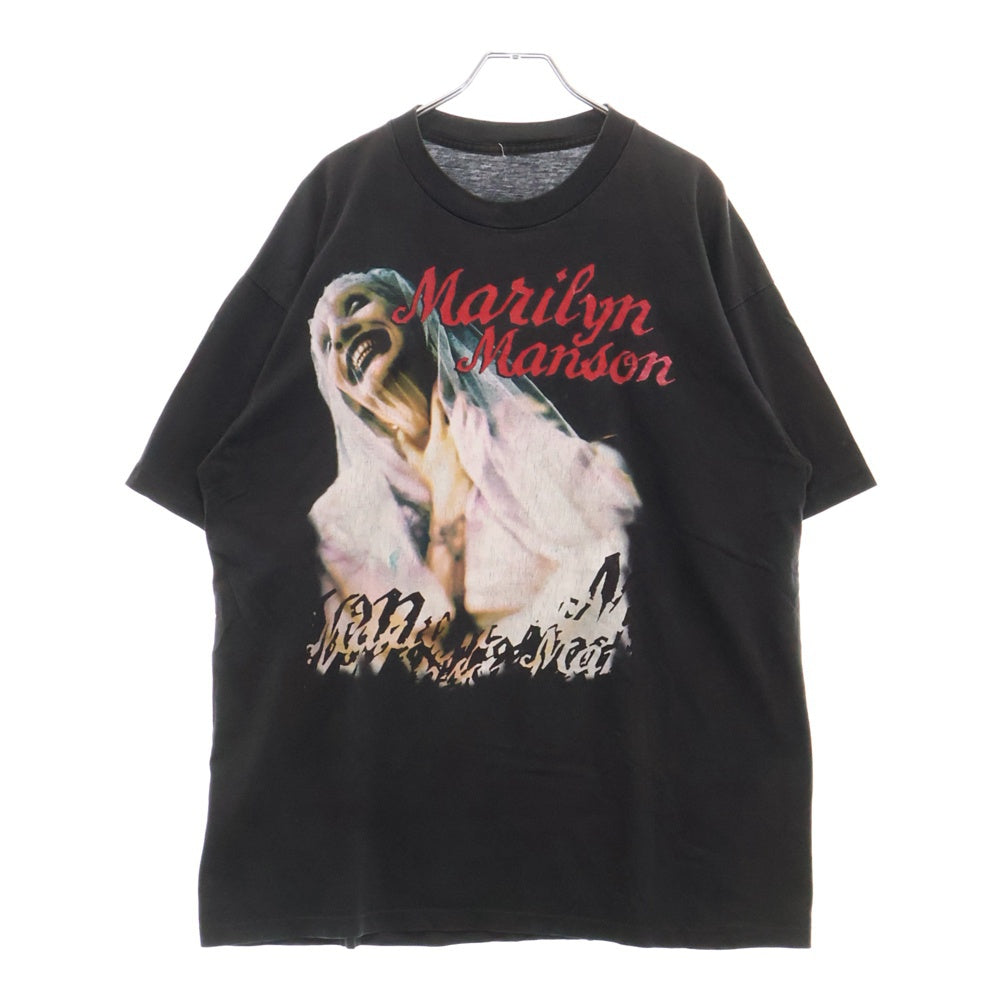 VINTAGE(ヴィンテージ) 90s VINTAGE MARILYN MANSON SWEET DREAMS Are Made Of This マリリンマンソン スウィートドリームス プリント半袖Tシャツ カットソー ブラック