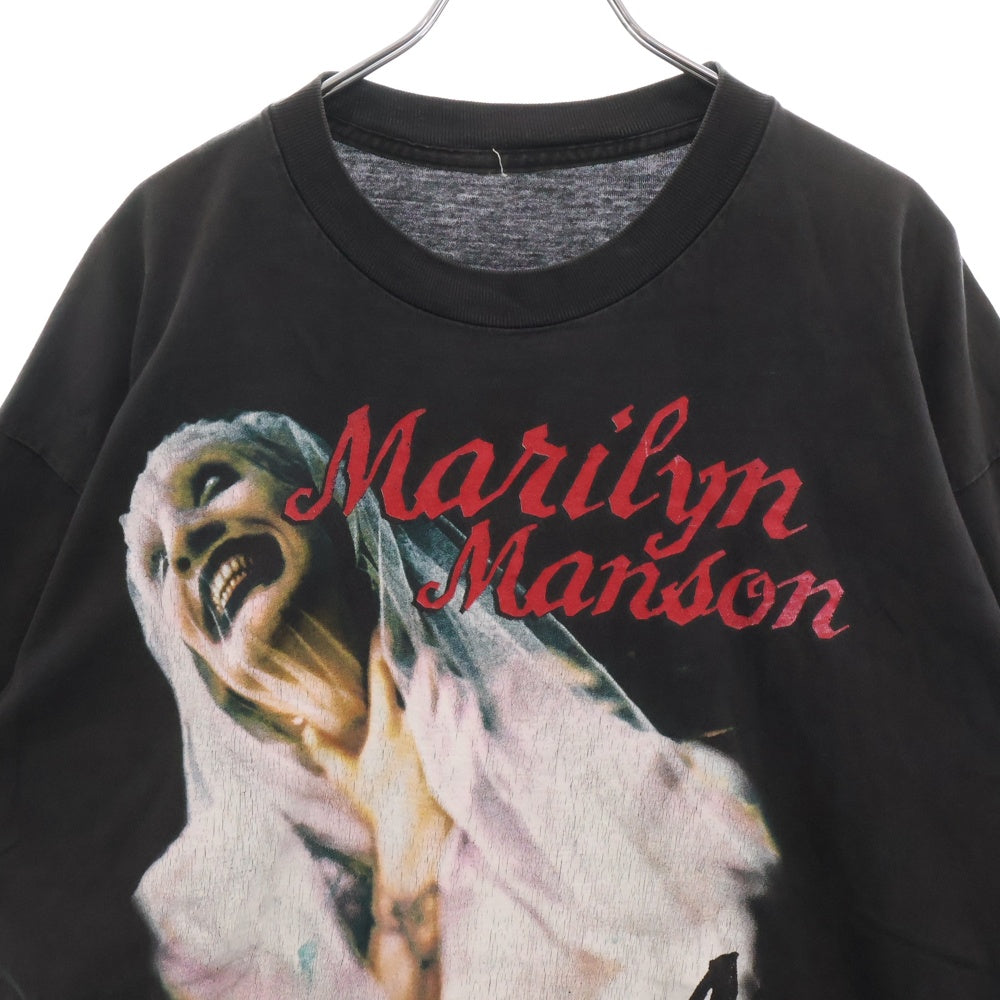 VINTAGE(ヴィンテージ) 90s VINTAGE MARILYN MANSON SWEET DREAMS Are Made Of This マリリンマンソン スウィートドリームス プリント半袖Tシャツ カットソー ブラック