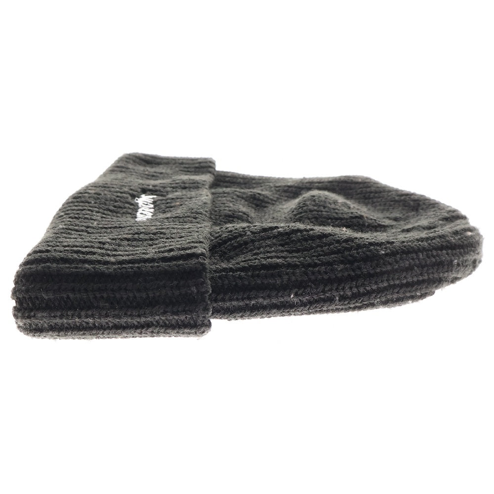 SUPREME(シュプリーム) 23AW Loose Gauge Beanie ロゴ刺繍 アクリル ニットキャップ ビーニー 帽子 ブラック