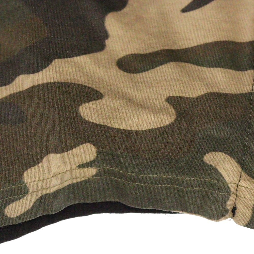 PROJECT G/R(プロジェクトジーアール) 25SS×mastermind JAPAN TWO FACED OUTSEAM T-SHIRT マスターマインドジャパン ツーフェイスアウトシーム 半袖Tシャツ PG25SSMJ02 ブラック/カーキ