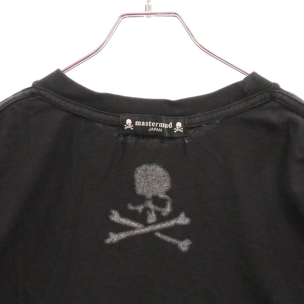 PROJECT G/R(プロジェクトジーアール) 25SS×mastermind JAPAN INSIDE OUT T-SHIRTS マスターマインドジャパン インサイドアウトロゴ半袖Tシャツ PG25SSMJ01 ブラック