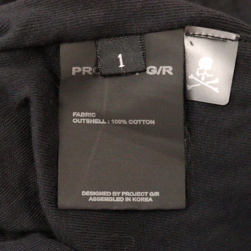 PROJECT G/R(プロジェクトジーアール) 25SS×mastermind JAPAN INSIDE OUT T-SHIRTS マスターマインドジャパン インサイドアウトロゴ半袖Tシャツ PG25SSMJ01 ブラック