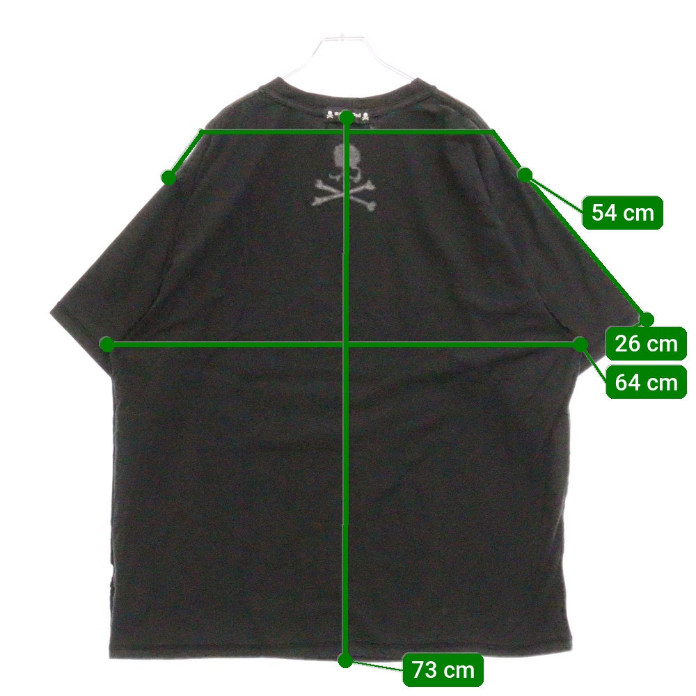 PROJECT G/R(プロジェクトジーアール) 25SS×mastermind JAPAN INSIDE OUT T-SHIRTS マスターマインドジャパン インサイドアウトロゴ半袖Tシャツ PG25SSMJ01 ブラック
