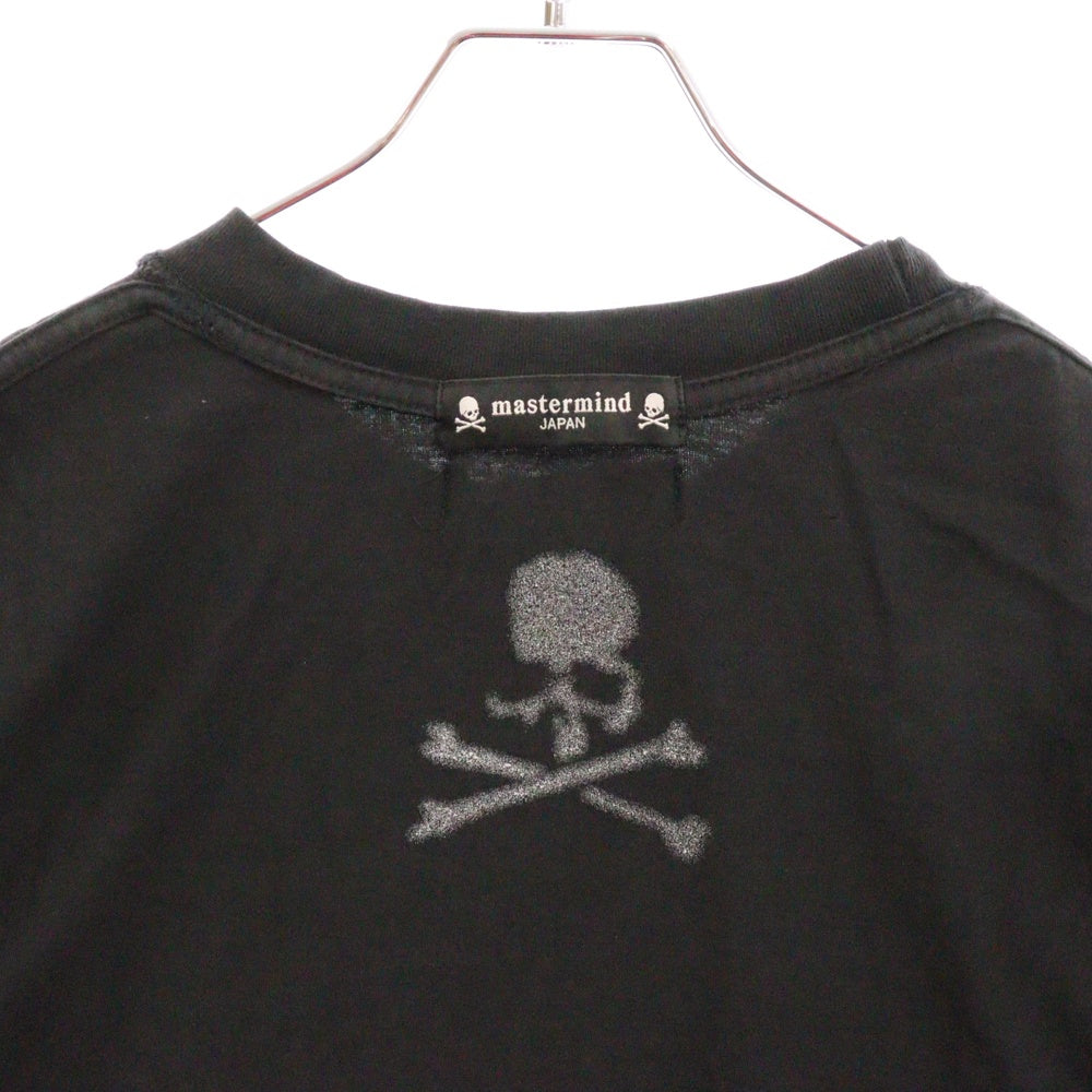 PROJECT G/R(プロジェクトジーアール) 25SS×mastermind JAPAN INSIDE OUT T-SHIRTS マスターマインドジャパン インサイドアウトロゴ半袖Tシャツ PG25SSMJ01 ブラック