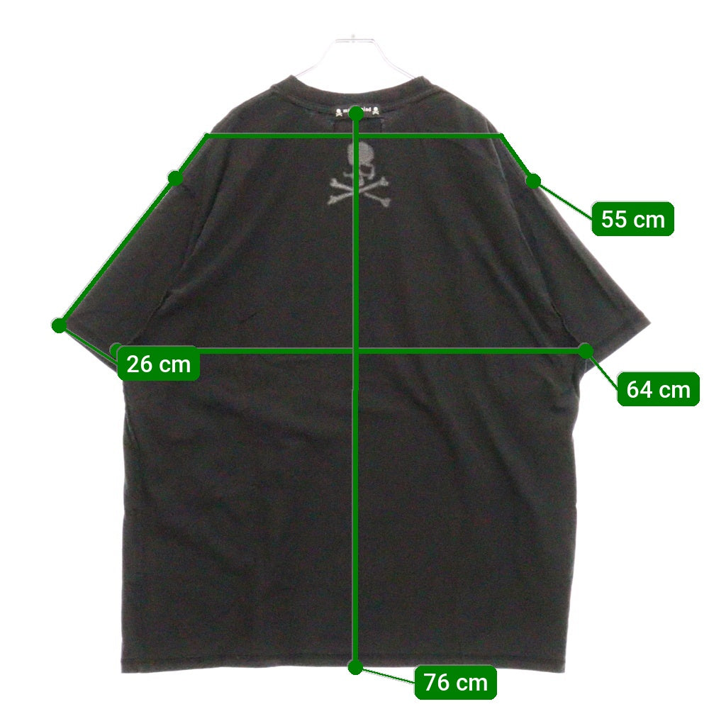 PROJECT G/R(プロジェクトジーアール) 25SS×mastermind JAPAN INSIDE OUT T-SHIRTS マスターマインドジャパン インサイドアウトロゴ半袖Tシャツ PG25SSMJ01 ブラック