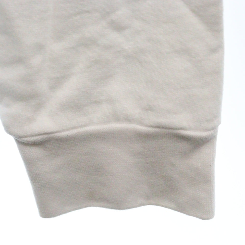 CHROME HEARTS(クロムハーツ) SWTSHRT PLVR バックホースシュー袖フローラルクロスプルオーバーパーカー ホワイト