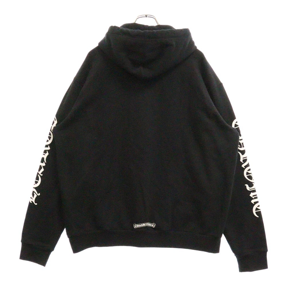 CHROME HEARTS(クロムハーツ) SWTSHRT PLVR アームロゴプリントプルオーバーパーカー ブラック