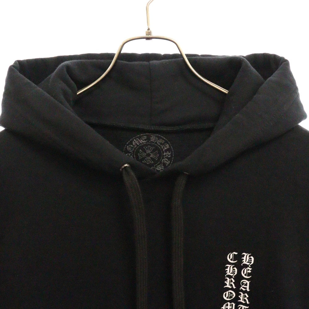 CHROME HEARTS(クロムハーツ) SWTSHRT PLVR アームロゴプリントプルオーバーパーカー ブラック