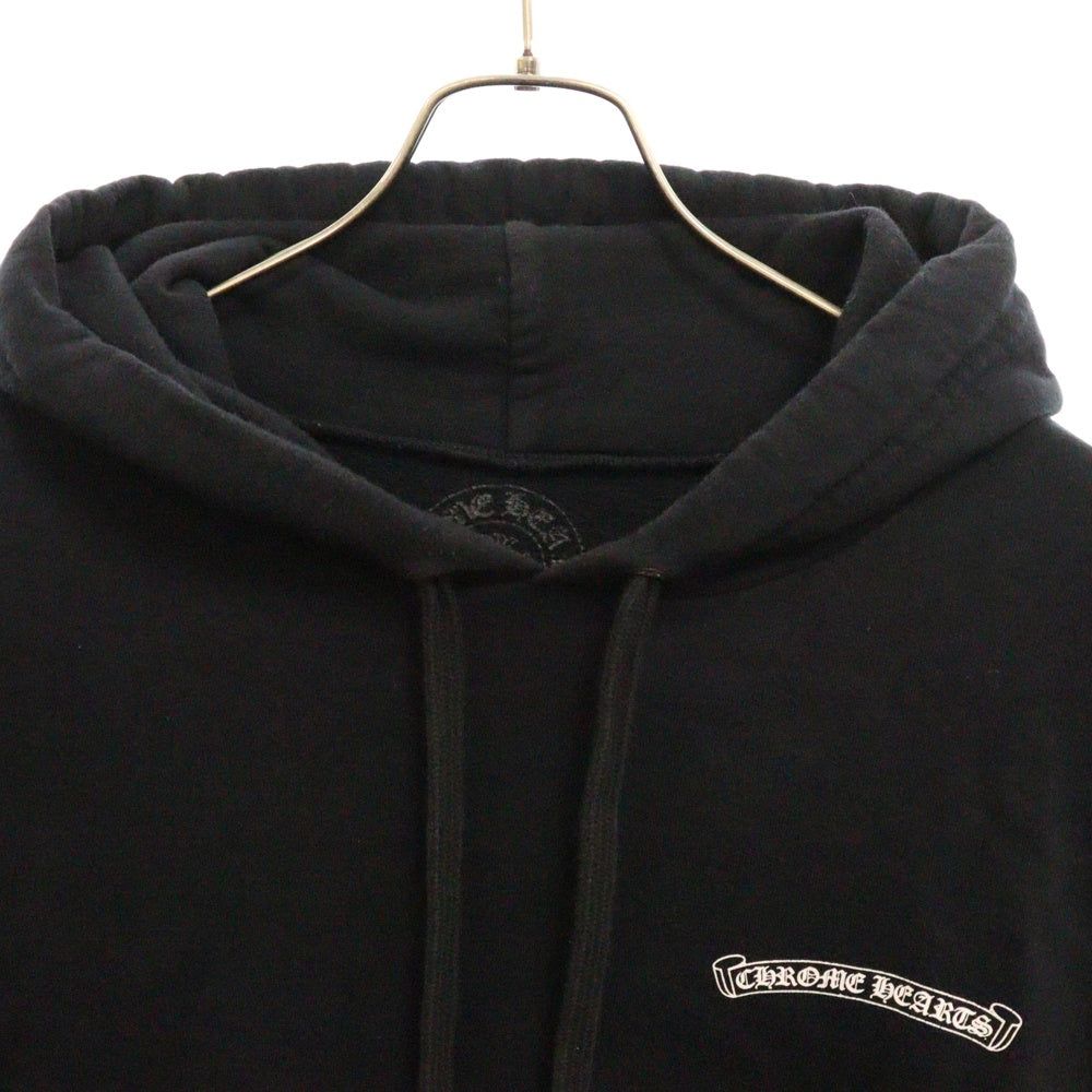 CHROME HEARTS(クロムハーツ) Las Vegas Limited SWTSHRT PLVR ラスベガスリミテッド バックプリント プルオーバーパーカー ブラック