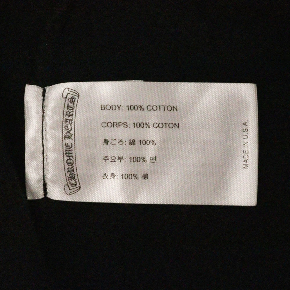 CHROME HEARTS(クロムハーツ) Las Vegas Limited SWTSHRT PLVR ラスベガスリミテッド バックプリント プルオーバーパーカー ブラック