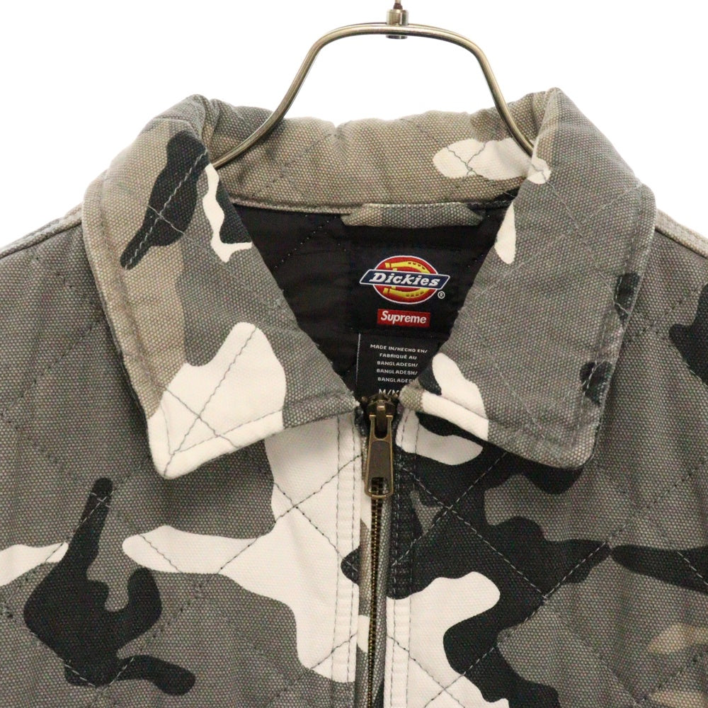 SUPREME(シュプリーム) 21AW × Dickies Quilted Work Jacket Grey Camo ディッキーズ キルティングワークジャケット グレー