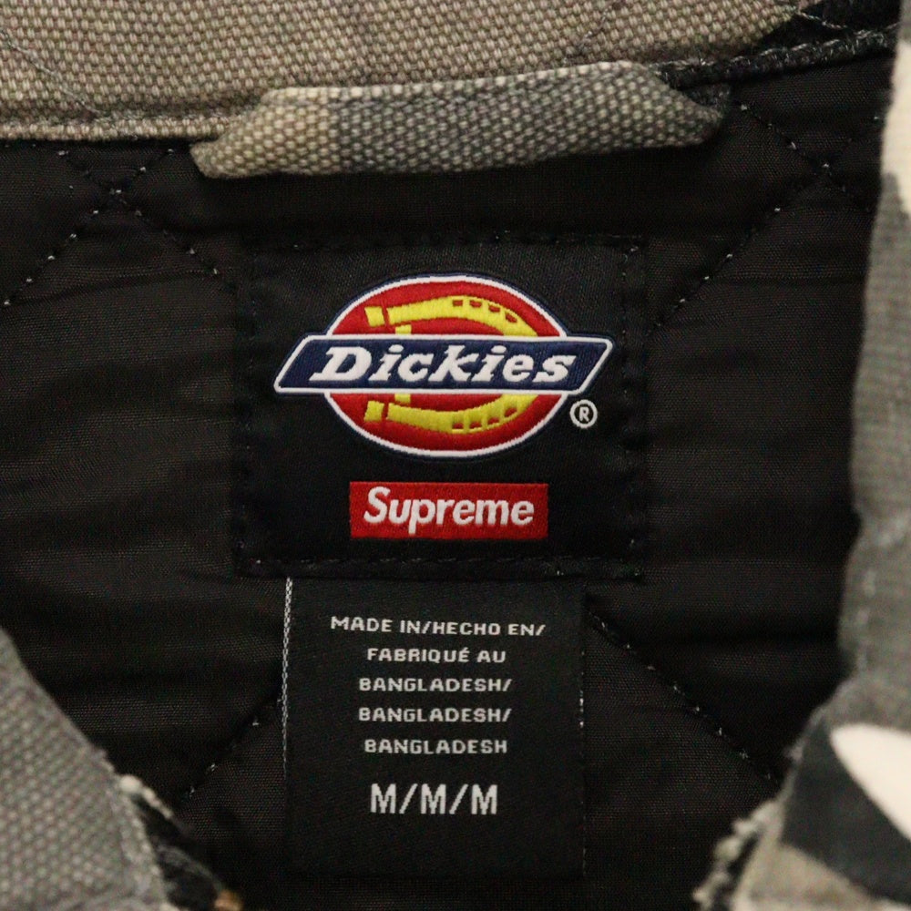 SUPREME(シュプリーム) 21AW × Dickies Quilted Work Jacket Grey Camo ディッキーズ キルティングワークジャケット グレー