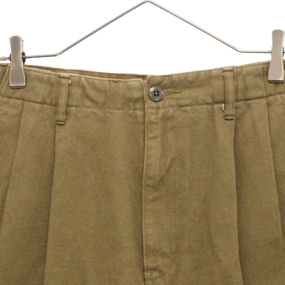 doublet(ダブレット) 22SS SILK TWILL MILITARY PANTS 22SS15PT173 ミリタリーショートパンツ カーキ