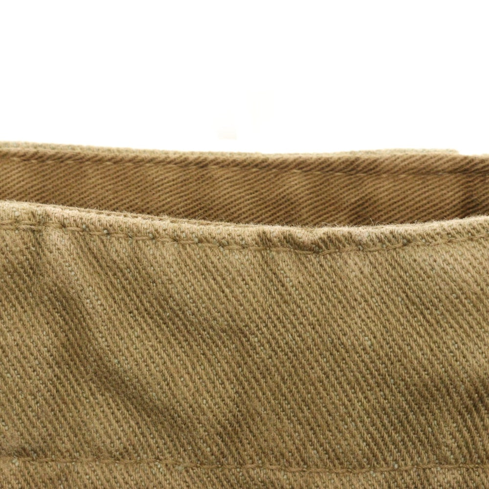 doublet(ダブレット) 22SS SILK TWILL MILITARY PANTS 22SS15PT173 ミリタリーショートパンツ カーキ