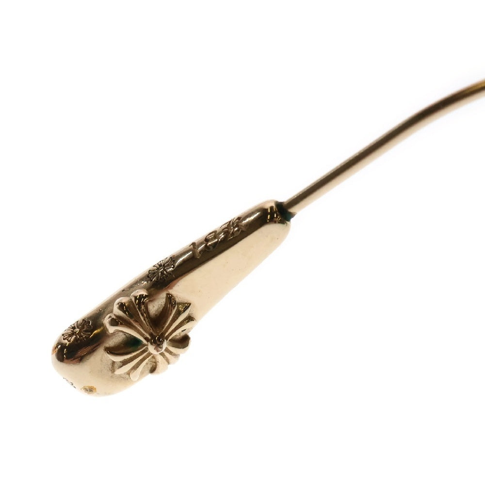 CHROME HEARTS(クロムハーツ) BONE PRONE IV 18KGP CHプラステンプルメタルフレームサングラス メガネ ゴールド