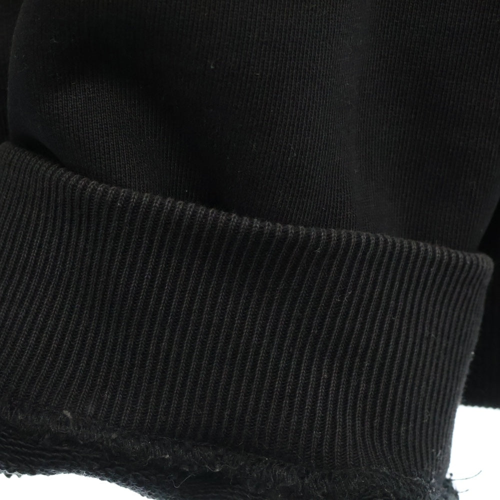 BALENCIAGA(バレンシアガ) 20SS Uniform Credit Card Logo Hoodie ユニフォームクレジットカードロゴプリント プルオーバーフーディパーカー 620973 TIV80 ブラック
