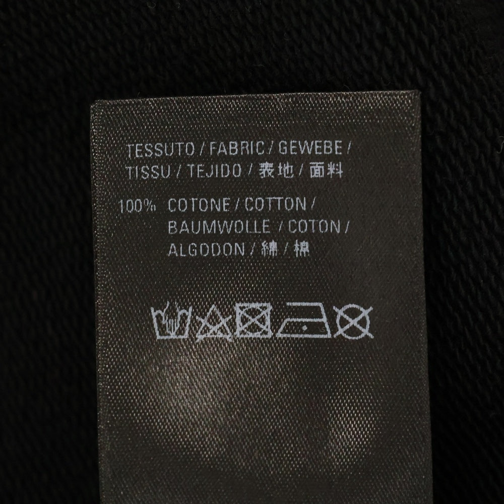 BALENCIAGA(バレンシアガ) 20SS Uniform Credit Card Logo Hoodie ユニフォームクレジットカードロゴプリント プルオーバーフーディパーカー 620973 TIV80 ブラック