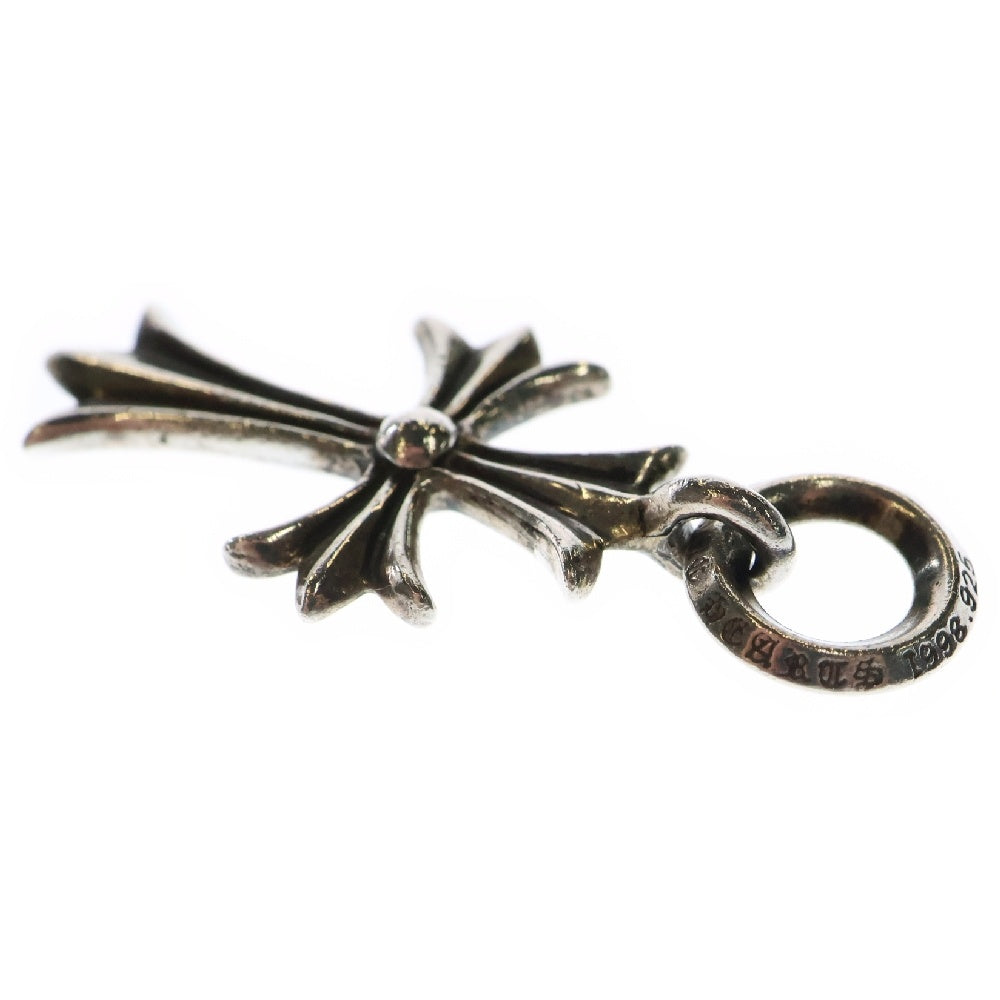 CHROME HEARTS(クロムハーツ) TINY CH CROSS タイニーCHクロス チャーム ネックレストップ シルバー BCA382