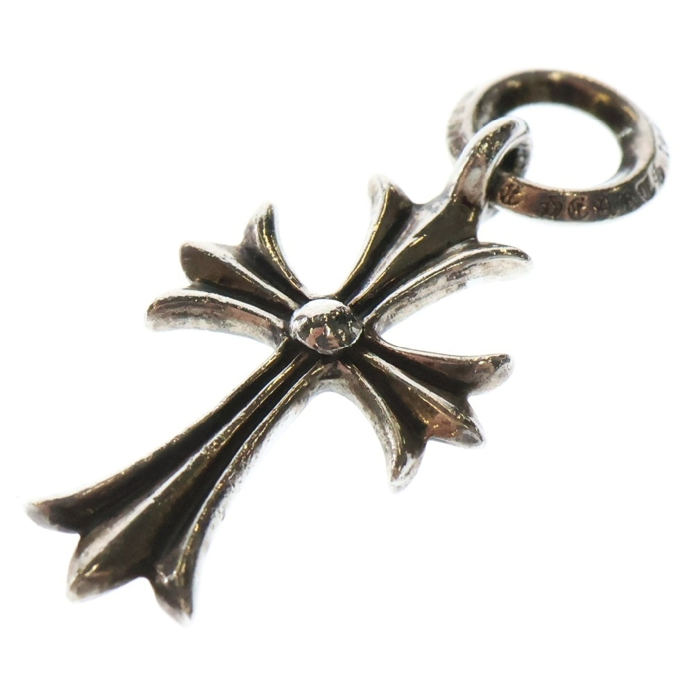 CHROME HEARTS(クロムハーツ) TINY CH CROSS タイニーCHクロス チャーム ネックレストップ シルバー BCA382