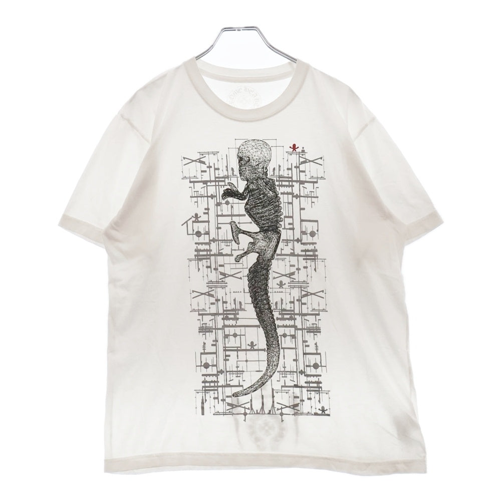 CHROME HEARTS(クロムハーツ) CH T-SHRT 1 フロントFOTIジャービスプリント 半袖Tシャツ カットソー ホワイト