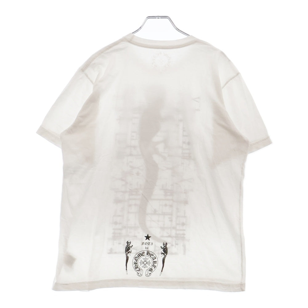 CHROME HEARTS(クロムハーツ) CH T-SHRT 1 フロントFOTIジャービスプリント 半袖Tシャツ カットソー ホワイト