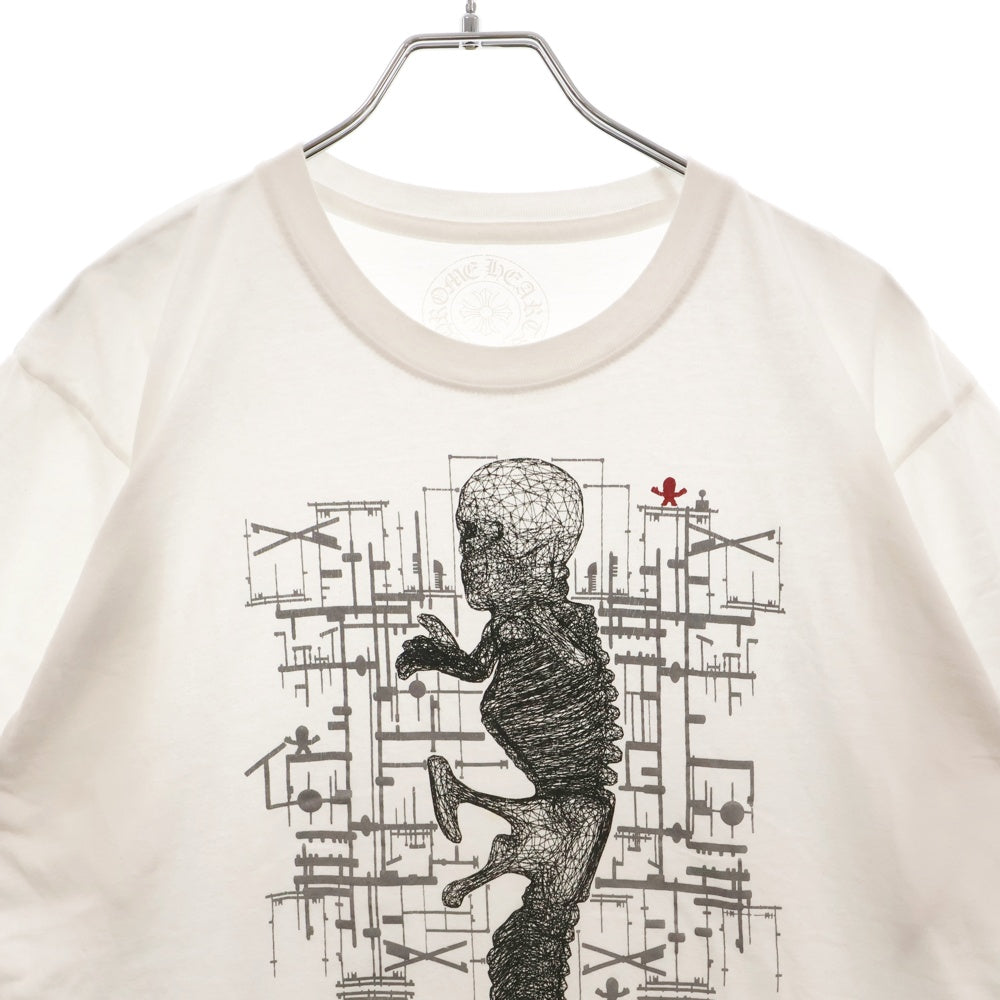 CHROME HEARTS(クロムハーツ) CH T-SHRT 1 フロントFOTIジャービスプリント 半袖Tシャツ カットソー ホワイト
