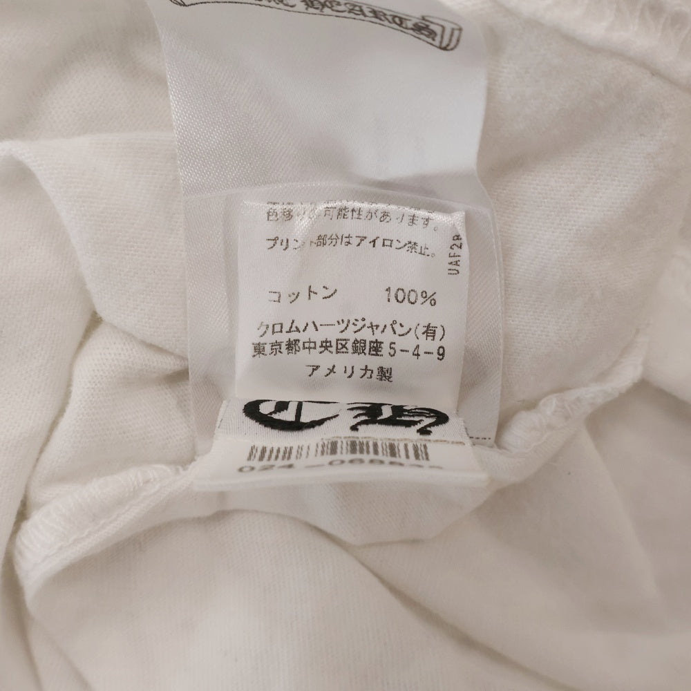 CHROME HEARTS(クロムハーツ) CH T-SHRT 1 フロントFOTIジャービスプリント 半袖Tシャツ カットソー ホワイト