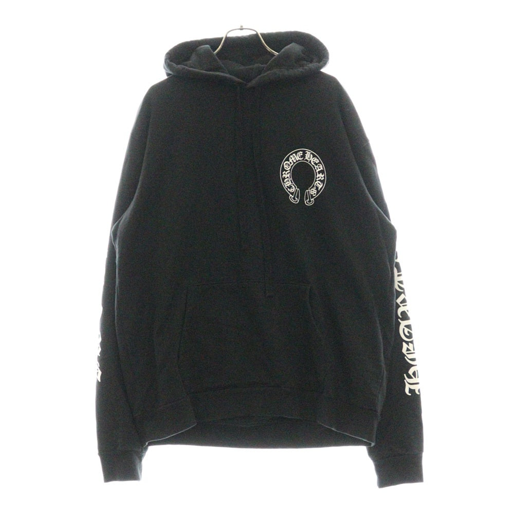 CHROME HEARTS(クロムハーツ) ×MATTY BOY Chomper Horseshoe Hoodie マッティボーイ チョンパーホースシュー スウェット プルオーバーパーカー ブラック