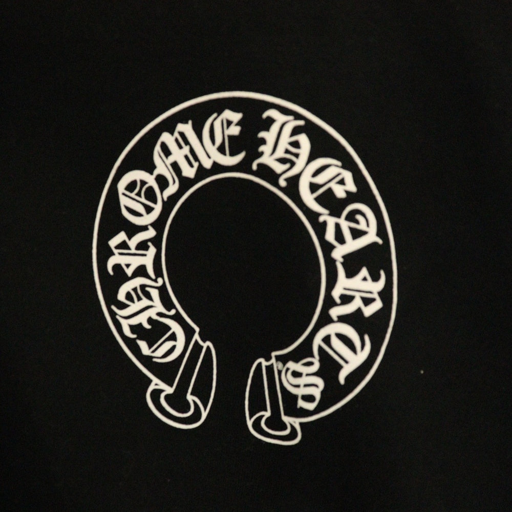 CHROME HEARTS(クロムハーツ) ×MATTY BOY Chomper Horseshoe Hoodie マッティボーイ チョンパーホースシュー スウェット プルオーバーパーカー ブラック